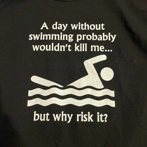 Brand New Funny Swim T-shirt